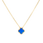 18k Gold Plated Four-Leaf Clover Necklace