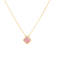 18k Gold Plated Four-Leaf Clover Necklace